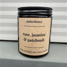 Rose, Jasmine &amp; Patchouli Candle